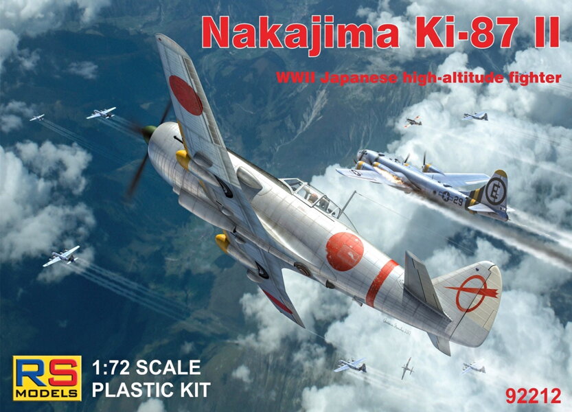 Nakajima Ki87 Short distance 1/100 Scale War Aircraft Japan Diecast Display 74 