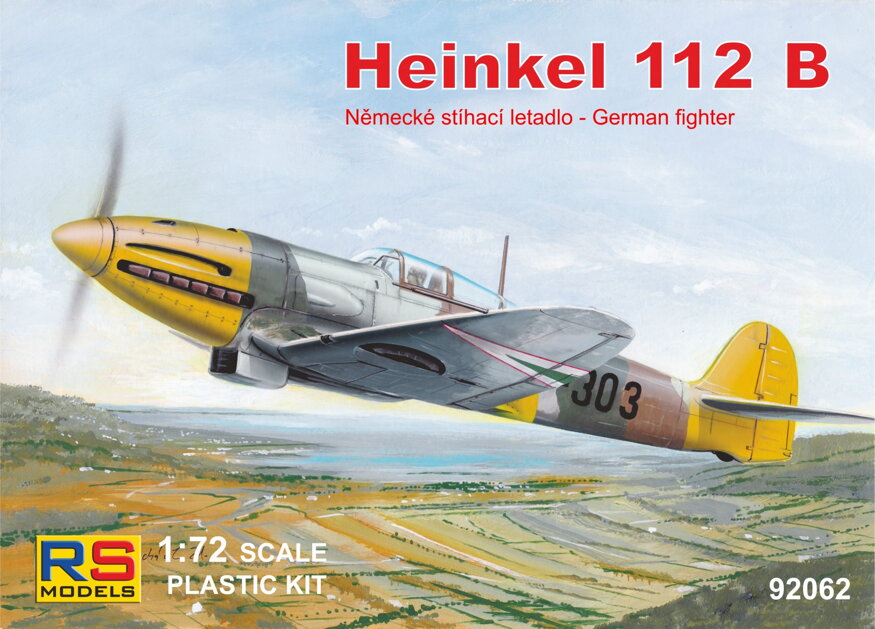 RS Models 1/72 Model Kit 92263 Heinkel He-112B Spain