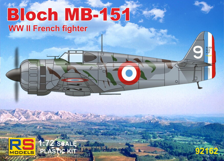 RS MODELS 92162 1/72 Bloch MB-151 1/72 - Bloch MB-151 & MB-152