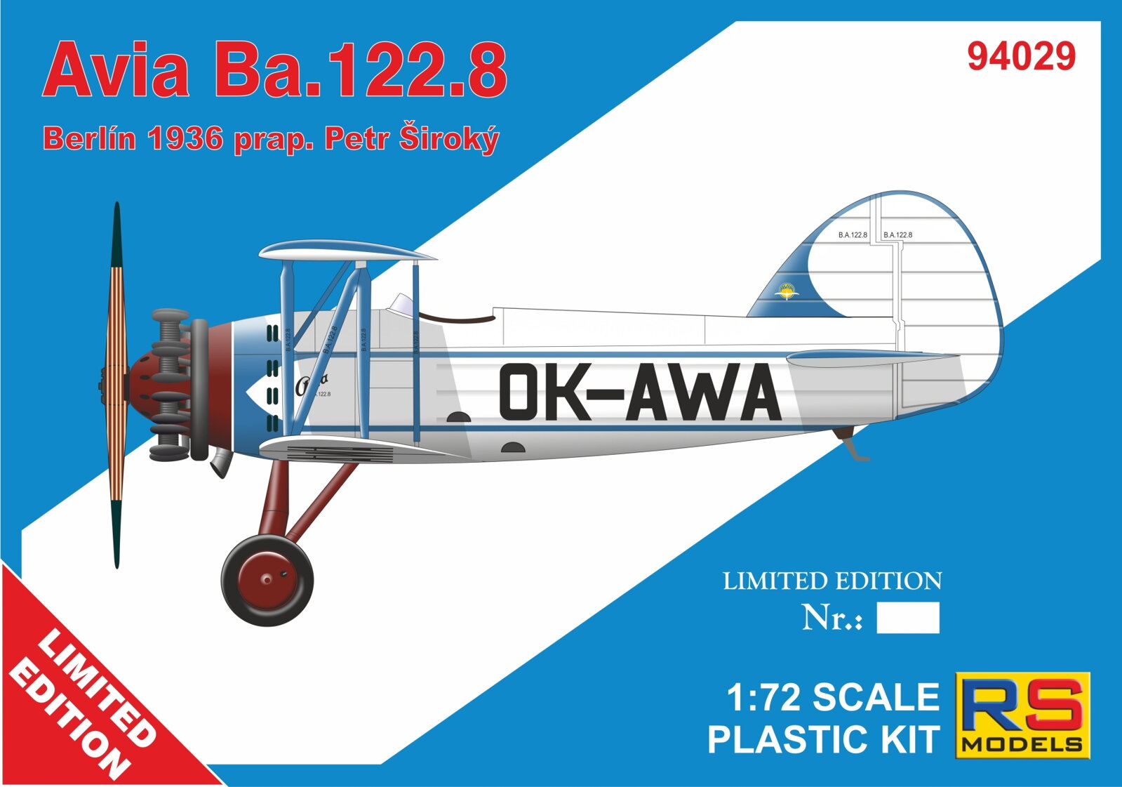 1:72 Avia Ba.122 Berlin 1936 Petr Široký