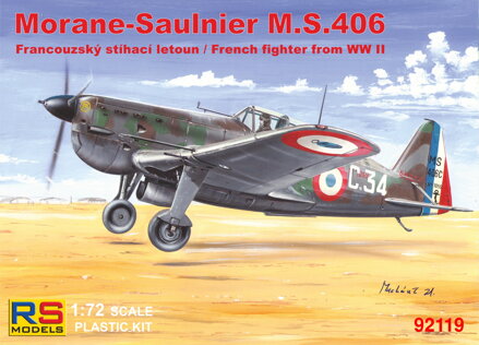 92119 Morane Saulnier MS.406 Naval/D-3800