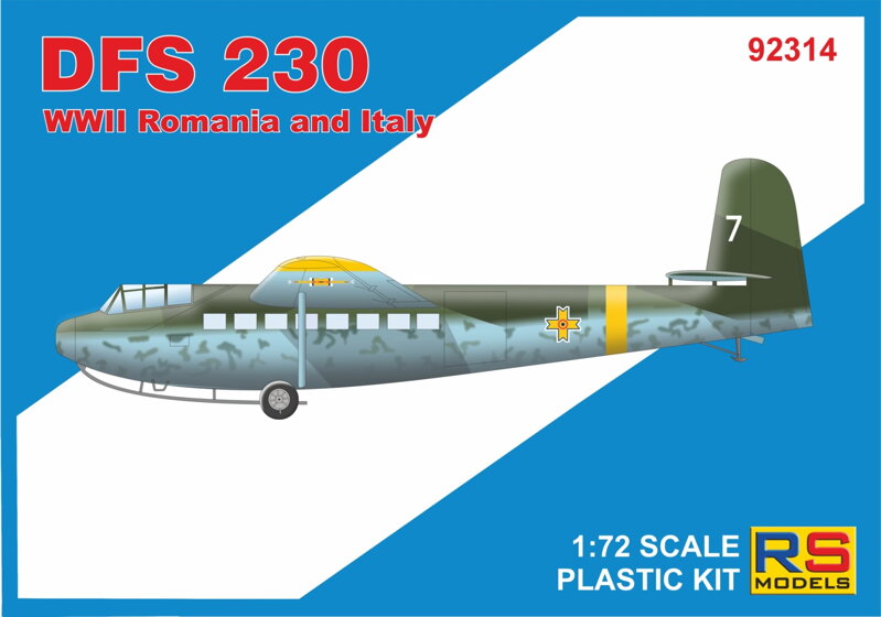 92314 DFS-230 WWII Romania and Italy