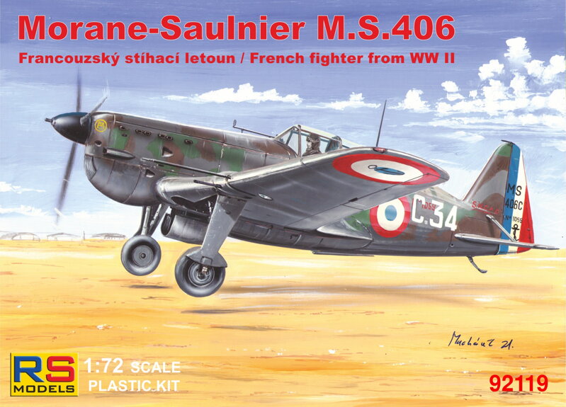 92119 Morane Saulnier MS.406 Naval/D-3800 92119 Morane Saulnier MS.406 Naval/D-3800