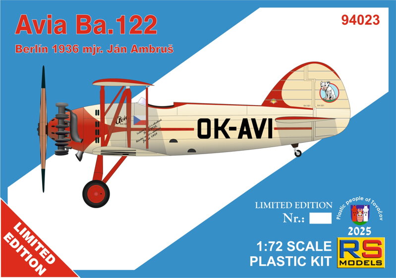 94023 Avia Ba.122 Berlin 1936 94023 Avia Ba.122 Berlin 1936