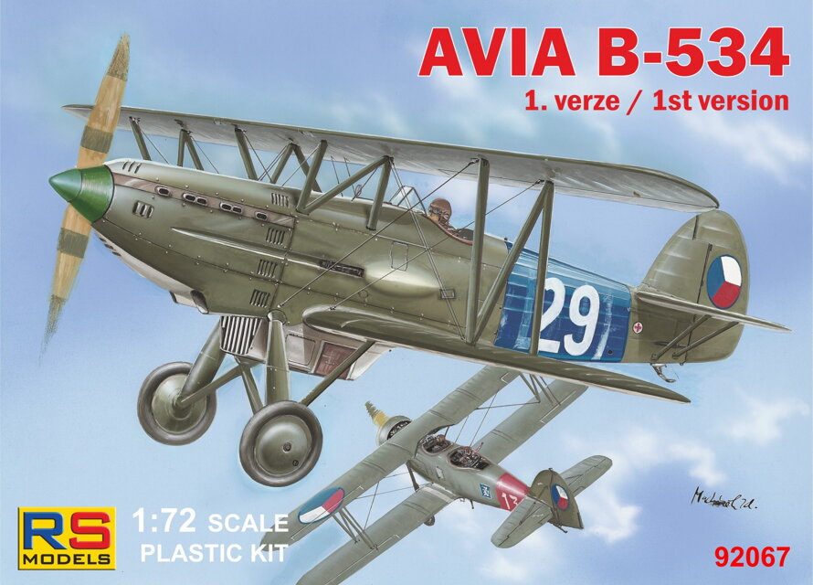 RS models Avia B.534 I.verze 