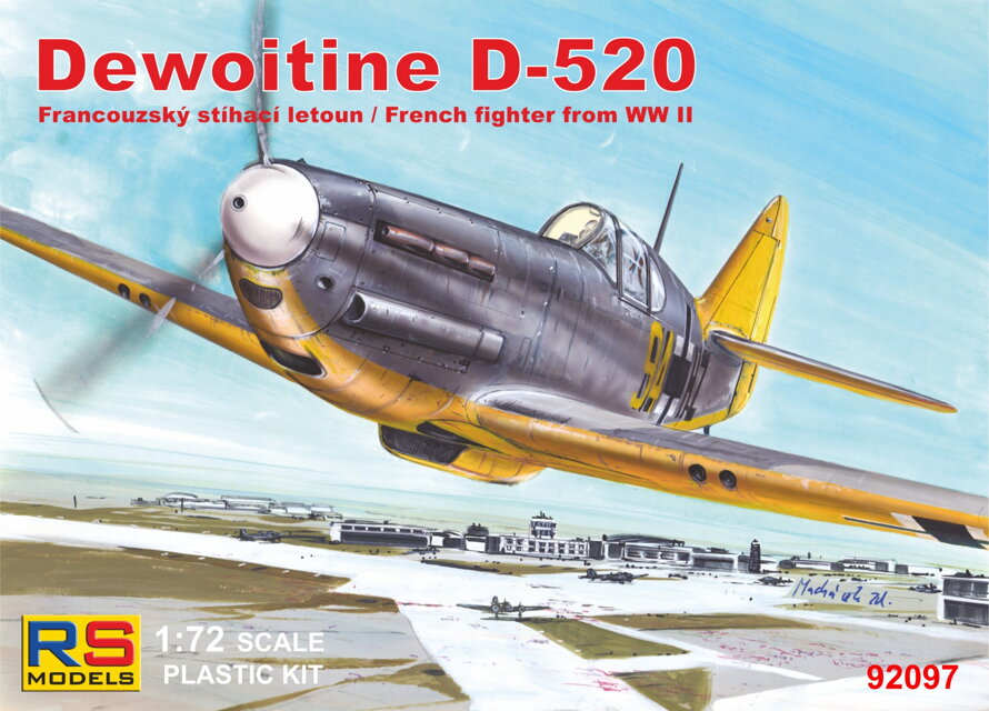 RS models 92097 Dewoitine D-520 Luftwaffe