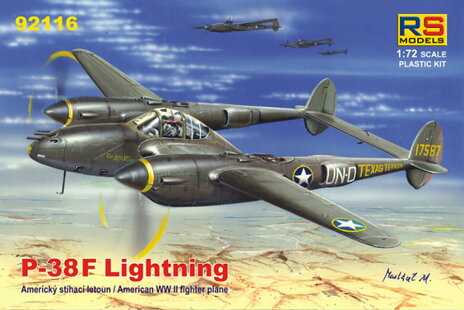 RS models 92116 P-38F Lightning
