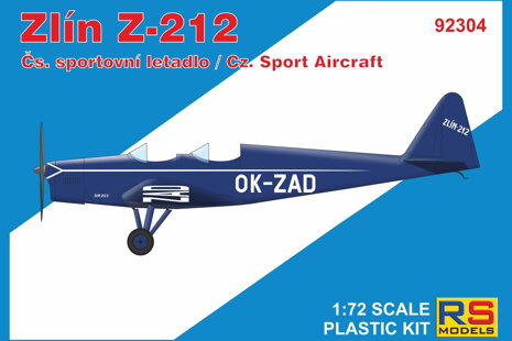 RS models Zlin 212 on Stock