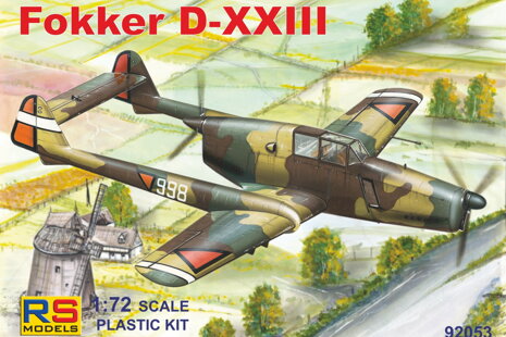 RS models Fokker D-XXIII