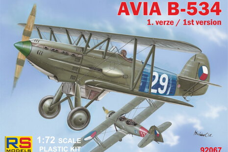 RS models 92067 Avia B.534 I.verze 