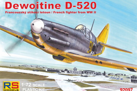 RS models 92097 Dewoitine D-520 Luftwaffe